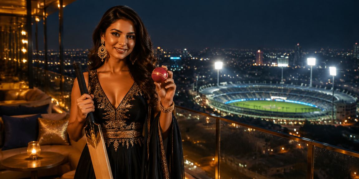 Cricket fan playing live casino and betting in India